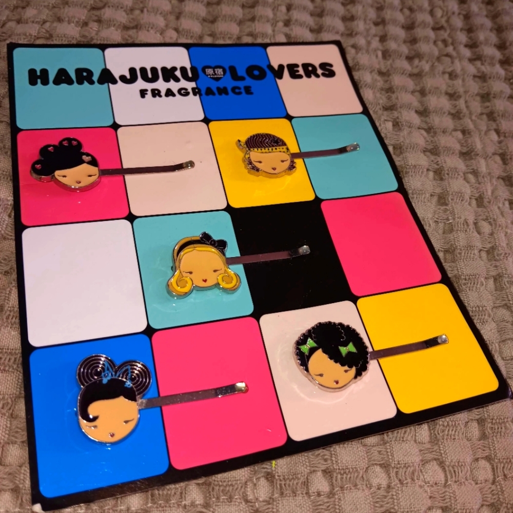 Harajuku Lovers Gwen Stefani Y2K Vintage Hair Pins